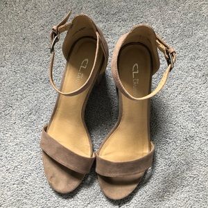 Chinese Laundry Suede Block Heels